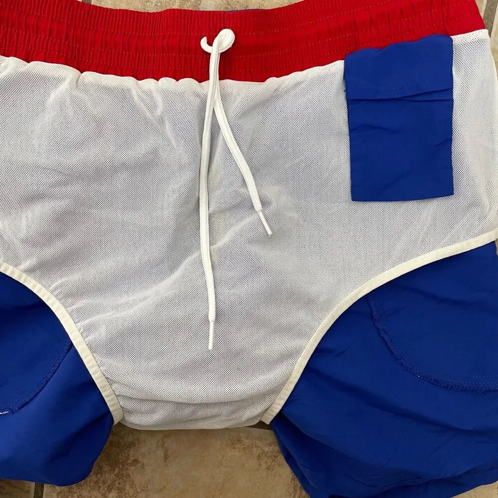 Polo Ralph Lauren Swim Trunks‎ Lined Shorts Blue Men's Size XLarge Resort Summer
